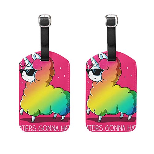 Luggage Tags Haters Gonna Womens Bag Suitcase Tags Holder traveling accessories