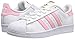 adidas Originals Kids' Superstar Sneaker, White/Light Pink/ Metallic Gold, 5