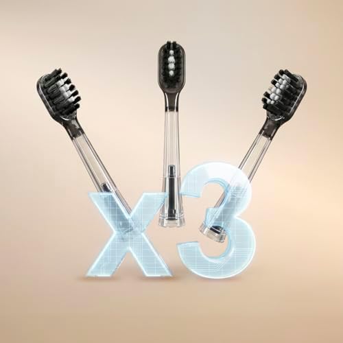 Schallzahnbürste ToothCare DeluxeSwing. 60° Oszillation, 66.000 rpm, 3 Modi, bis 40 Tage Akku, 3 Bürstenköpfe, Memory, Flight Mode Lock, LED-Display, Ladestation, Sleep Mode