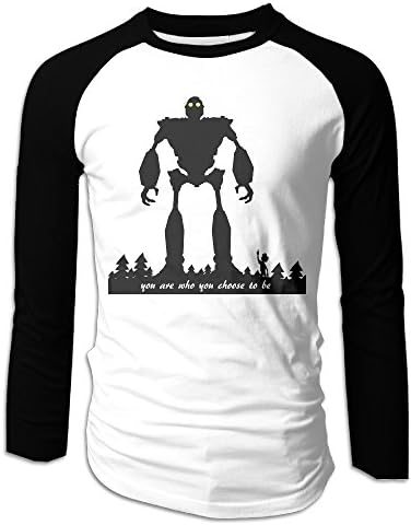AIJFW The Iron Giant Men's Crewneck Reglan Sleeve T-shirt M
