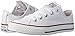 Converse Unisex-Child Chuck Taylor All Star Canvas Low Top Sneaker, Optical White, 1 M US Little Kid