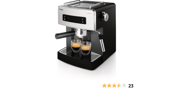 Saeco Estrosa HD8525/01 - Máquina de café espresso manual para café molido  y monodosis E.S.E, color negro : Amazon.es: Hogar y cocina