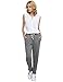 T-INSIDE Sweatpants With Pockets Women's Leisure Gray Joggers Pants