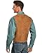 Scully Men's Calfskin Suede Snap Front Vest Rust US