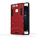Cocomii Iron Man Armor Huawei P9 Plus Case New [Heavy Duty] Premium Tactical Grip Kickstand Shockproof Hard Bumper [Military Defender] Full Body Dual Layer Rugged Cover for Huawei P9 Plus (I.Red)