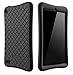 Bear Motion Silicone Case for All-New Fire 7 Tablet with Alexa - Anti Slip Shockproof Light Weight Kids Friendly Protective Case for Amazon Kindle Fire 7 (ONLY for 7th Generation 2017 Model) (Black) primary