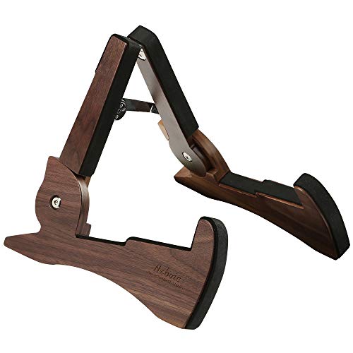 Guitar Stand, Neboic Real Hard Wood Electric Acoustic Bass Guitar Stand, Portable Guitar Accessories for Multiple Guitars, Bass Guitar Holder