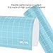 Nicapa Cutting Mat for Silhouette Cameo 3/2/1 (Light-Grip,12x12 inch 3pack) Adhesive&Sticky Non-Slip Flexible Square Gridded Blue Cut Mats Replacement Accessories Set Matts Vinyl Craft Sewing