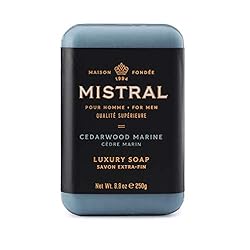 Mistral Bar Soap Organic, Cedarwood Marine, Large