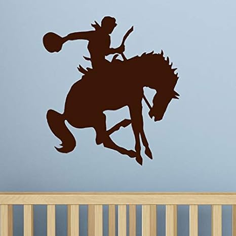 zzlfnn Vaquero Caballo Etiqueta de la Pared calcomanía niños decoración