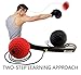 KANOA Boxing Reflex Ball, 2 Difficulty Level Boxing Ball with Headband, Perfect for Reaction, Agility, Punching Speed, Fight Skill and Hand Eye Coordination Training