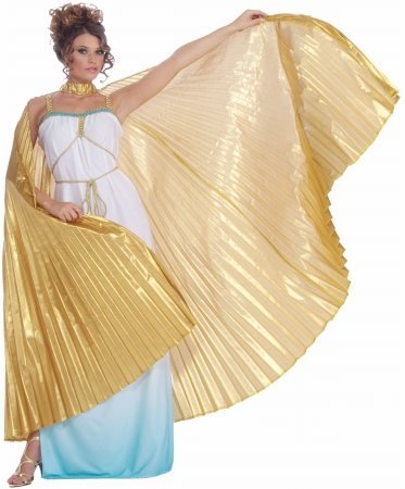 Forum Novelties 214327 Theatrical Adult Wings - Gold - One-Size
