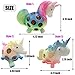 Macute Mesh Unicorn Balls 3 Pcs Stress Relief Squeeze Toys Sensory Play Hand Fidget Animal Toys for Kids & Adults Autism ADHD Pressure Rubber Balls for Birthday Gifts Party Favors Stocking Stuffers