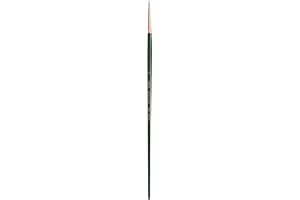 Silver Brush Limited 1000-2 Grand Prix Round Paintbrush for Oil Painting, Size 2, Long Handle