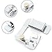 cheerfullus 3pcs Sewing Machine Presser Foot Set Rolled Hem Foot Tool for Wrapper Hemming