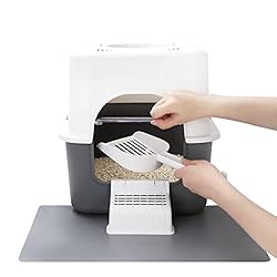 Sfozstra Cat Litter Box with Lid, Fully Enclosed