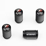 Stunning Quality Black Extra Long Metal Toyota TRD Tyre Valve Dust Caps with gift box