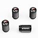 Stunning Quality Black Extra Long Metal Toyota TRD Tyre Valve Dust Caps with gift box