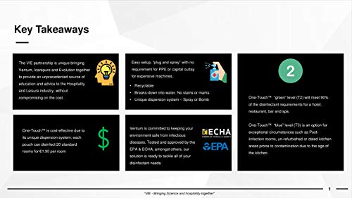 Ventum ONE-TOUCH™ desinfectiemiddeloplossing - desinfecteert 480 kamers - Compressorkit - vrije tijd en gastvrijheid… - Afbeelding 4