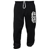 US United States Air Force USAF Black Sweatpants