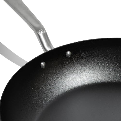 Made In Cookware - 2 Piece (Includes 10",12") Seasoned Carbon Steel Frying Pan - Professional Cookware - Made in Sweden - Induction Compatible
