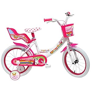 Denver Baby’s (jongens) 16″ eenhoorn fiets, wit-roze