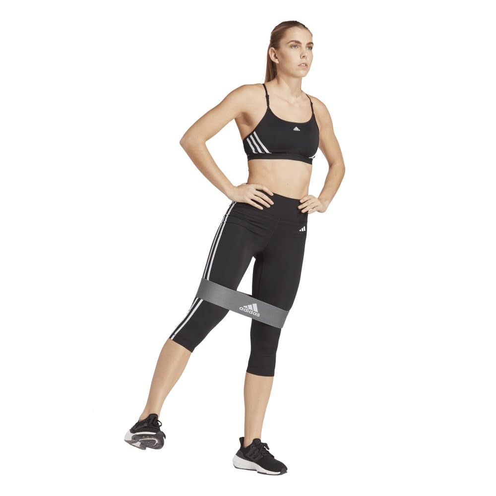 adidas Women's Tights Train Essentials 3-Stripes High-Waisted 3/4 Leggings