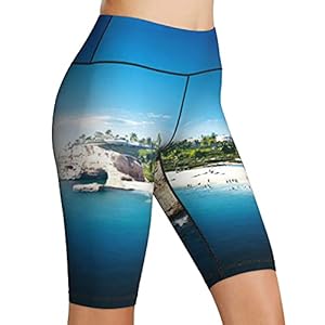 Hoge Taille Yoga Shorts Jefaira Strand Middellandse Zee Noordkust Vrouwen Bike Shorts Yoga Workout Running Compressie…