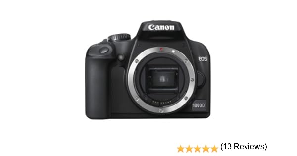 Canon EOS 1000D - Cámara Réflex Digital 10.1 MP (Cuerpo): Amazon ...