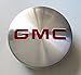 GMC Brushed Aluminum wheel Center Caps 22837060 83mm 3.25