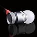 Cootree In-Ear Earphones with Microphone Sport Earbuds Stereo Bass Headphones Flat Cable Silver