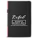 Dot Bullet Journals - A5 Dotted Notebook Bujo - Daily Writing Journal For Women & Men - 216 Pages - Hardcover Travel Journaling - Thick White 100 GSM Paper - Black Faux Leather - Pen Holder - Lay Flat