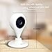 MiSafes 1280x720p HD C303-1 Mini Wireless Surveillance Camera with Microphone Speaker with 2 Way Talk & Remote Monitoring System for iOS & Andriod App, White