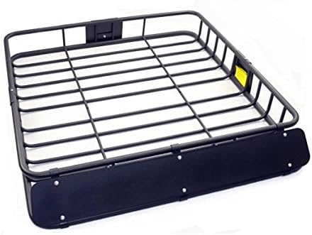 Mrhardware 220 LB of black common roof rack goods car travel luggage carrier basket holder (43"39"6")