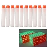 Ronghe 7.2cm Foam Darts for Nerf N-strike Elite Series 100 Pcs- Fluorescence by Integra
