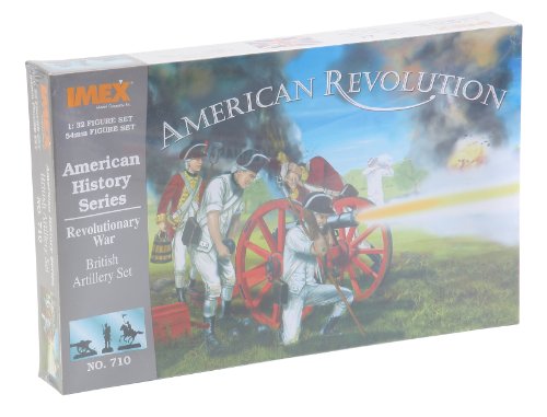 IMEX MODELS IMX-710 1/32 British Artillery Revolutionary War Figure Set