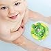 Aquatopia - Baby Bath Thermometer Floating Toy with Digital Audible Alarm, Baby Water Thermometer for Bath Temp, Cute Baby Bath Essentials, Beeps When Too Hot or Too Cold, Trevor Turtle, Green