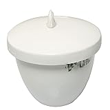 PZRT 2pcs Laboratory Porcelain Crucible with