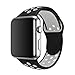 SMEECO Compatible with Apple Watch Band 42mm 44mm M/L,Soft Breathable Silicone Strap Replacement iWatch Bands for Apple Watch Series 4,Series 3, Series 2, Series 1 Sport Nike