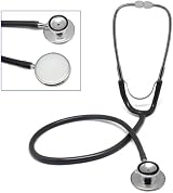 Accessotech Dual Head EMT Stethoscope for Doctor Nurse Vet - Grey view 2