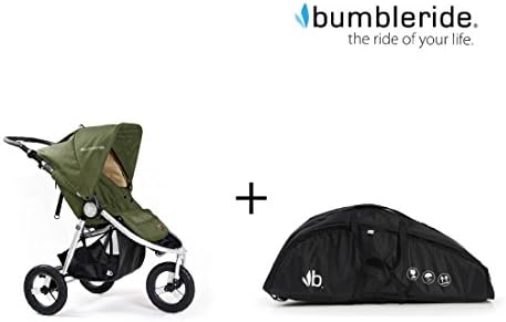 Bumbleride Indie Stroller and Travel Bag in Camp Green