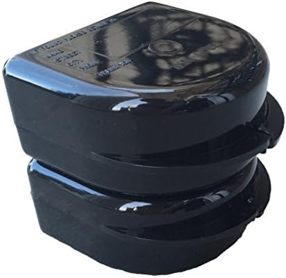 2 Pack- Snap Lock Retainer Case; Stealth Black by Fabulous Smiles