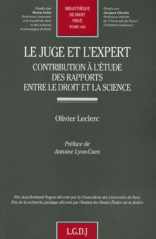 Le  juge et l'expert