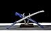 Mastergoswords 41'' Real Samurai Sword Sharp Blade Battle Ready Katana Handmade Japanese Sword with Blue/Red Scarbard