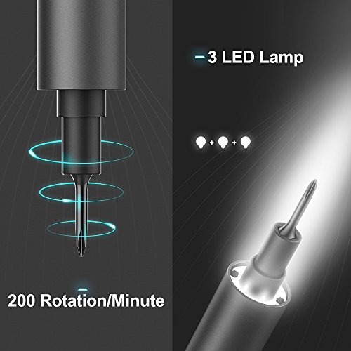 BECEMURU 69 in 1 Elektrisch Schraubendreher Set Wowstick 1F+ Klein Präzision Kabellos Elektroschrauber für iPhone… – Bild 8