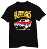 Dukes of Hazzard General Lee T-shirt Black (X-Large), Online Clothing Store