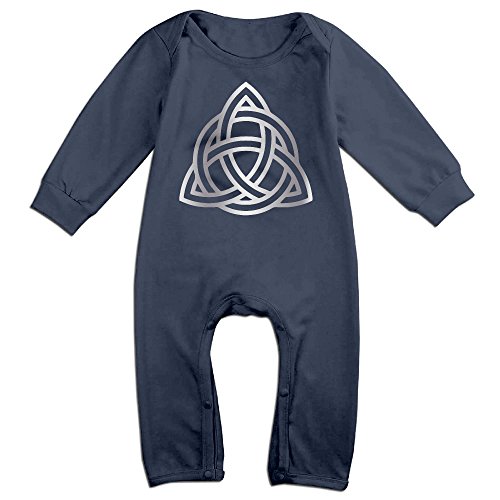 Baby Boys' Triquetra Celtic Platinum Style Romper Jumpsuit Outfits
