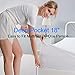 Waterproof Bed Mattress Cover Washable Breathable and Reusable Mattress Protector with Deep Pocket 18