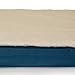 Furhaven Water-Resistant Indoor-Outdoor Convertible Sherpa Top Mattress Egg Crate Orthopedic Foam Dog Bed - Marine Blue, Large