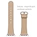 WFEAGL Compatible with Apple Watch Band 41mm 40mm 38mm 42mm(series 10) Women, Top Genuine Leather Band for iWatch SE & Series 10 9 8 7 6 5 4 3 2 1